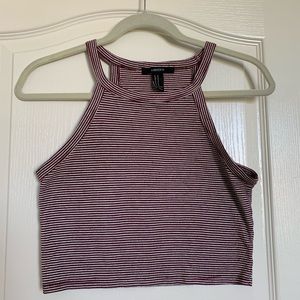 Ribbed Striped Tank Top